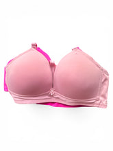 Load image into Gallery viewer, NWT Pink Lover 5 Pack Bras: Lt. Blue, Navy, Lt. Pink, Hot Pink, Black 36C