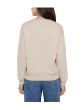 Load image into Gallery viewer, NWT Gap Women's Logo Crewneck Sweatshirt Cream Large