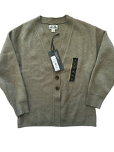 Load image into Gallery viewer, NWT Women's Nipped Waist Cardigan - Future Collective Brown Small