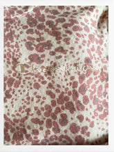 Load image into Gallery viewer, NWT Champion Hacci Crop Sleep Pink Leopard Animal Print Pullover Hoodie L