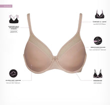 Load image into Gallery viewer, NWT Bali Light Underwire Bra, Smoothing, Spacer Bra Cups 38DD #DF3439