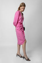Load image into Gallery viewer, NWT Zadig & Voltaire Renew Jac Leo Silk Dress Tulipe XS