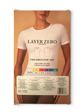 Load image into Gallery viewer, NWT Layer Zero by 32 Degrees Women's Short Sleeve Tee 2 PK Black/White L