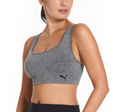 Load image into Gallery viewer, NWT Women’s PUMA 2PK Seamless Sport Bra Size XL
360 Stretch Drycell Grey/Black