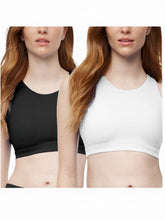 Load image into Gallery viewer, NWT GAPFit Women's Sports Bra - 2-Pack White & Black M