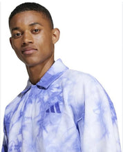 Load image into Gallery viewer, NWT Adidas IY6587 Men's All SZN Fleece Polo Sweatshirt Semi Cobalt Blue M