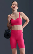 Load image into Gallery viewer, NWT Nike Zenvy Gentle-Support Biker Short Desert Berry/Pink (DQ6003-666) Small