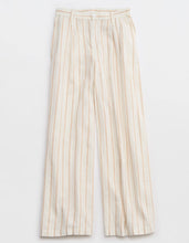 Load image into Gallery viewer, NWT Aerie Linen Blend High Waisted Trouser White Small