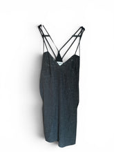 Load image into Gallery viewer, NWT Zadig & Voltaire Rohana Diamanté Black Silk Dress M