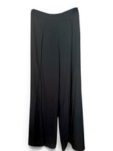 Load image into Gallery viewer, NWT LULUS Knockout Black Knit Wide-Leg Slit-Front Pants Small