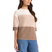 Load image into Gallery viewer, NWT Matty M Women's Elbow Sleeve Color Block Sweater M