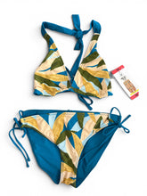 Load image into Gallery viewer, Untitled NWT Hurley Women's Reversible Bikini, Teal Multi, Medium