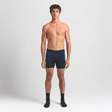 Load image into Gallery viewer, NWT SKIMS Sport 9 inch Boxer Brief Color: Obsidian Style: BO-BBR-5354M L