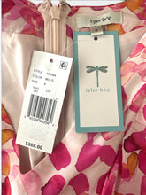 Load image into Gallery viewer, NWT Tyler Boe Maxine Silk Tiered Ruffle Midi Dress 6
