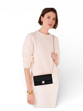 Load image into Gallery viewer, NWT Kate Spade Phoebe Turnlock Mini Crossbody Black/Gold