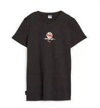Load image into Gallery viewer, NWT PUMA Women's Worldwide Graphic Tee - Black M