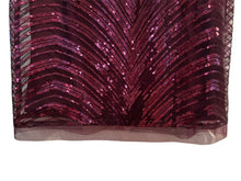 Load image into Gallery viewer, Vince Camuto Purple Plum Sleeveless Sequin Shift Dress Plum Size 6