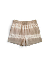 Load image into Gallery viewer, NWT Cat & Jack Girls Dark Beige Tie Dye Above the Knee Knit Shorts. Size 8