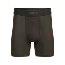 Load image into Gallery viewer, NWT SKIMS Sport 9 inch Boxer Brief Color: Obsidian Style: BO-BBR-5354M L