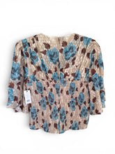 Load image into Gallery viewer, NWT Joie Foster Ruched Silk Top. Size 10 Color: Tuffet multi $328