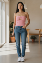 Load image into Gallery viewer, NWT Urban Outfitters Out From Under Arden Seamless Cutout Tube Top Pink/Rose M/L
