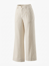 Load image into Gallery viewer, NWT Aerie Linen Blend High Waisted Trouser White Small