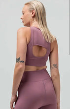 Load image into Gallery viewer, NWOT Reformer The Jersey Keyhole Sports Bra W/Fused
Waist Band Mauve XS/S $89