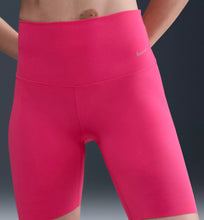 Load image into Gallery viewer, NWT Nike Zenvy Gentle-Support Biker Short Desert Berry/Pink (DQ6003-666) Small
