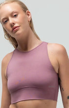 Load image into Gallery viewer, NWOT Reformer The Jersey Keyhole Sports Bra W/Fused
Waist Band Mauve XS/S $89