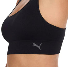Load image into Gallery viewer, NWT Women’s PUMA 2PK Seamless Sport Bra Size XL
360 Stretch Drycell Grey/Black