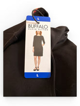 Load image into Gallery viewer, NWT Buffalo David Bitton Luxe Ponte Dress Black Large