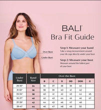 Load image into Gallery viewer, NWT Bali Light Underwire Bra, Smoothing, Spacer Bra Cups 38DD #DF3439