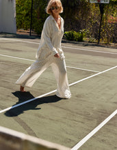 Load image into Gallery viewer, NWT Aerie Linen Blend High Waisted Trouser White Small