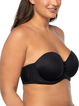 Load image into Gallery viewer, NWT Vanity Fair Women's Beauty Back Smoothing Strapless Bra Black 44C