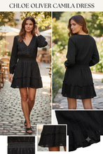 Load image into Gallery viewer, NWT Chloe Oliver Camila Mini Dress Black S
