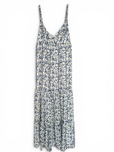 Load image into Gallery viewer, NWT Armani Jeans Ditsy Dots Tiered Maxi Dress 44/8 US Multi