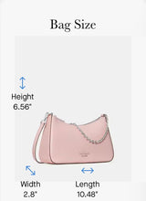 Load image into Gallery viewer, NWT Kate Spade Margot Textured Patent Leather Convertible
Crossbody, tutu pink