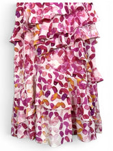 Load image into Gallery viewer, NWT Tyler Boe Maxine Silk Tiered Ruffle Midi Dress 6