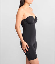 Load image into Gallery viewer, NWT Wacoal Firm Control Strapless Mid-Thigh Shaper in Black size 38C