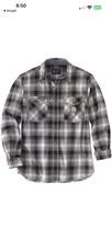 Load image into Gallery viewer, NWT Carhartt Rugged Flex Relaxed Fit Flannel Long-Sleeve Plaid Shirt Blue 3XL