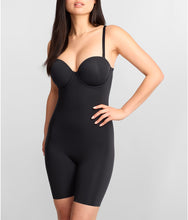 Load image into Gallery viewer, NWT Wacoal Firm Control Strapless Mid-Thigh Shaper in Black size 38C
