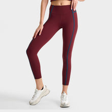 Load image into Gallery viewer, NWT Nike Women's Nike One Dri-FIT High-Waisted 7/8 Leggings Dark Team Red M