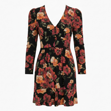 Load image into Gallery viewer, NWT The Kooples "Call Me Flower" Crêpe de Chine Dress Size 1/US 4