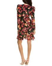 Load image into Gallery viewer, NWT The Kooples "Call Me Flower" Crêpe de Chine Dress Size 1/US 4