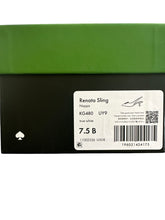 Load image into Gallery viewer, Kate spade NY Renata Leather Embellished Slingback Pumps True White 7.5B