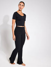 Load image into Gallery viewer, Nike One Classic Dri-FIT Short-Sleeve Cropped Twist Top - Black L