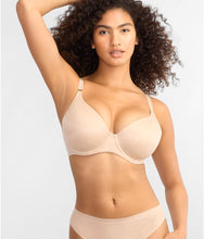 Load image into Gallery viewer, Lauren Ralph Lauren Comfort Collection Logo Full Coverage T-Shirt Bra Bk 34D