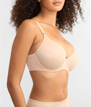 Load image into Gallery viewer, Lauren Ralph Lauren Comfort Collection Logo Full Coverage T-Shirt Bra Bk 34D
