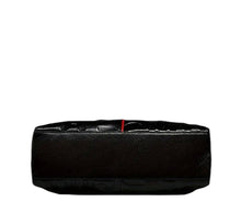 Load image into Gallery viewer, Aidni Genuine Leather Letter Embossed Tote Bag, Bk/Red