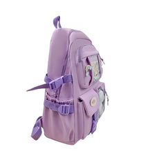 Load image into Gallery viewer, AD Travel Backpack, Multi-Pocket Waterproof College School Bag Lavender